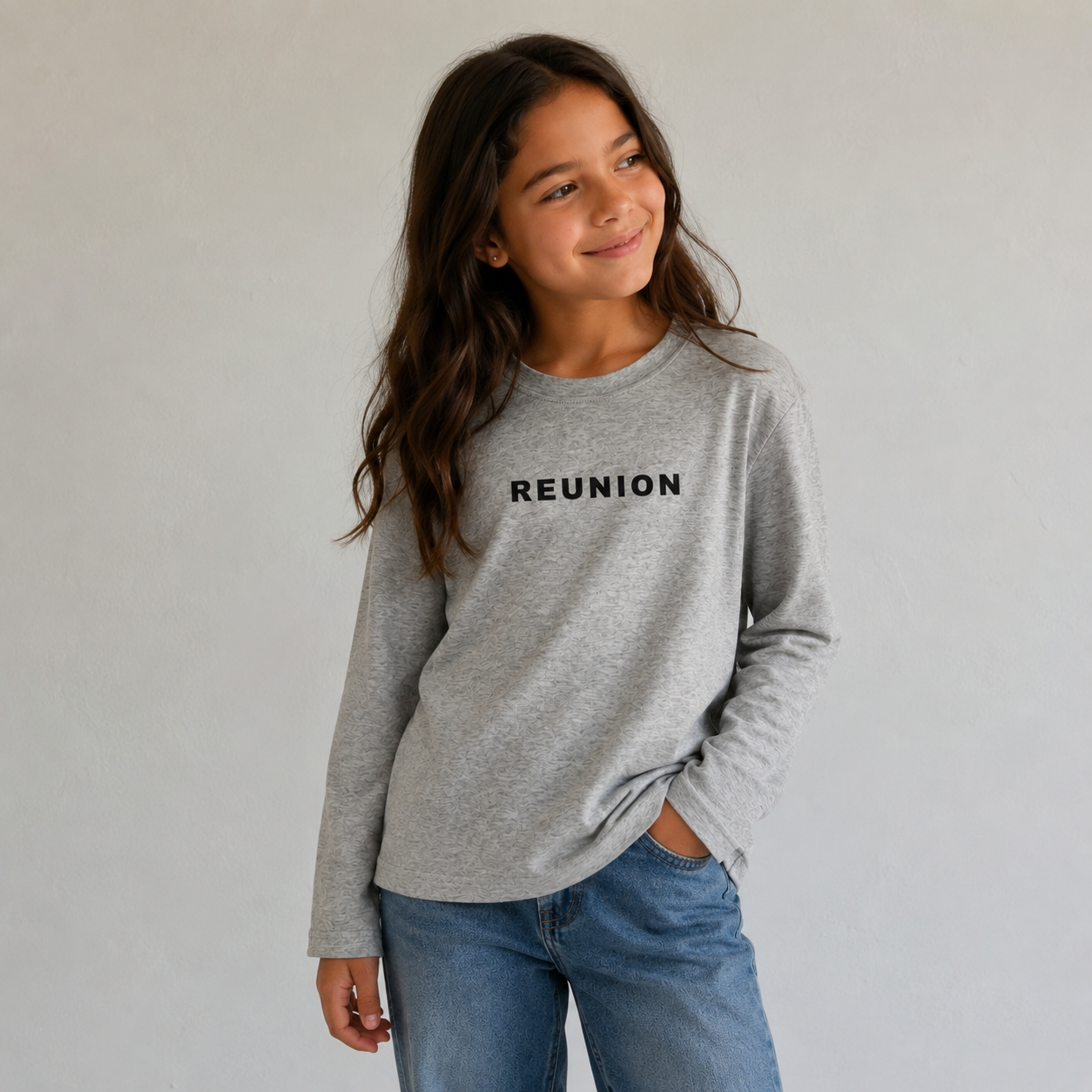 Kid's Drop Shoulder Long Sleeve T-Shirt
