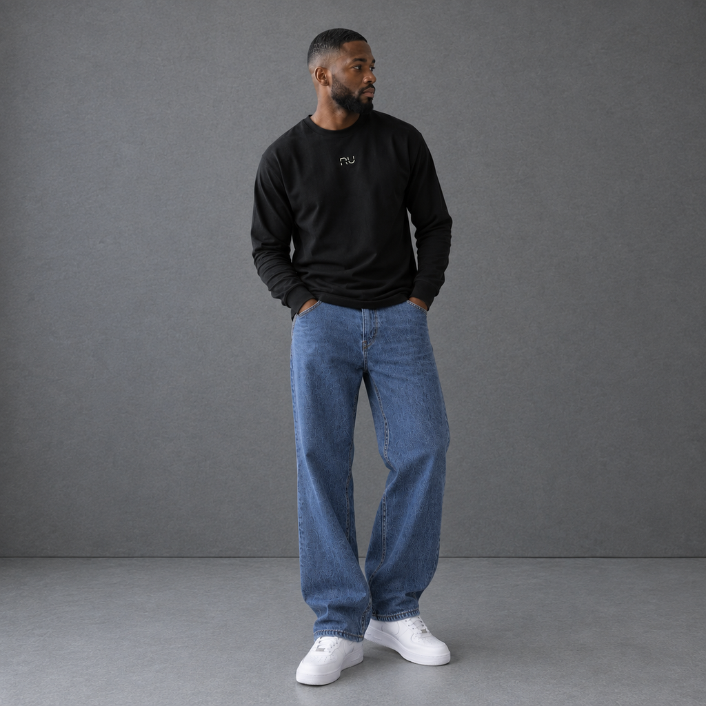 Crewneck Long-Sleeve T-Shirt