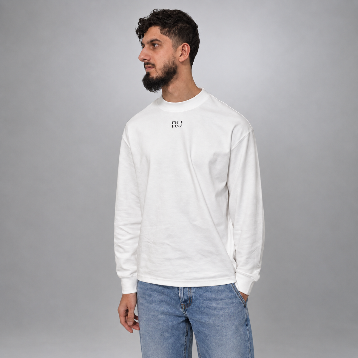 Crewneck Long-Sleeve T-Shirt