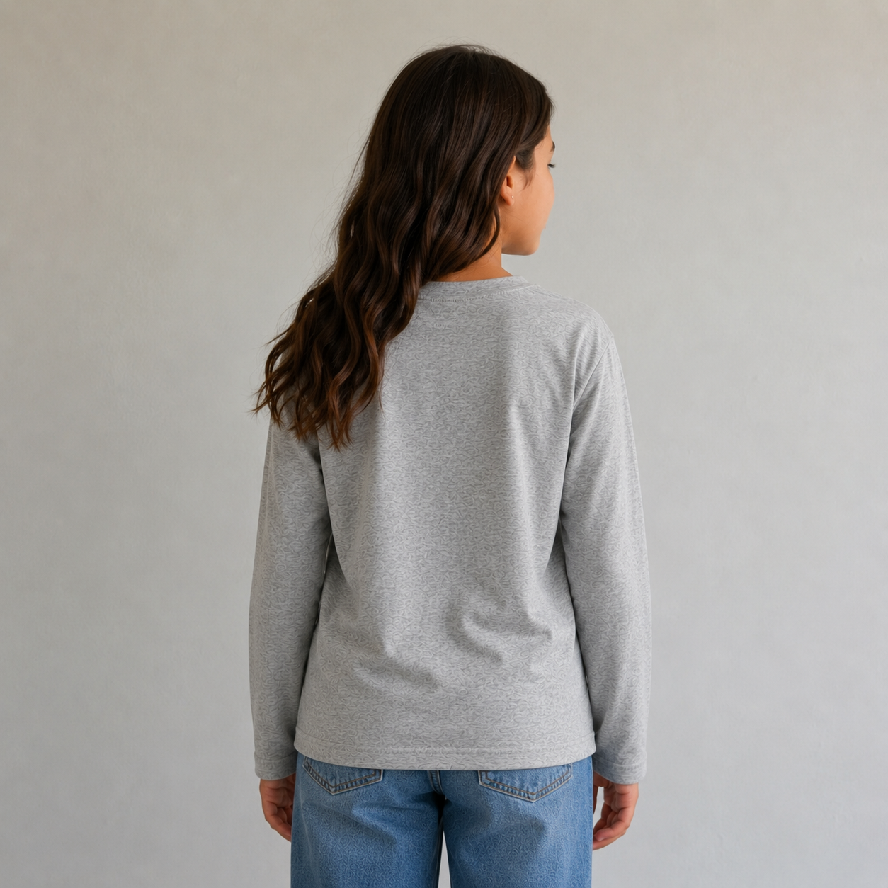 Kid's Drop Shoulder Long Sleeve T-Shirt