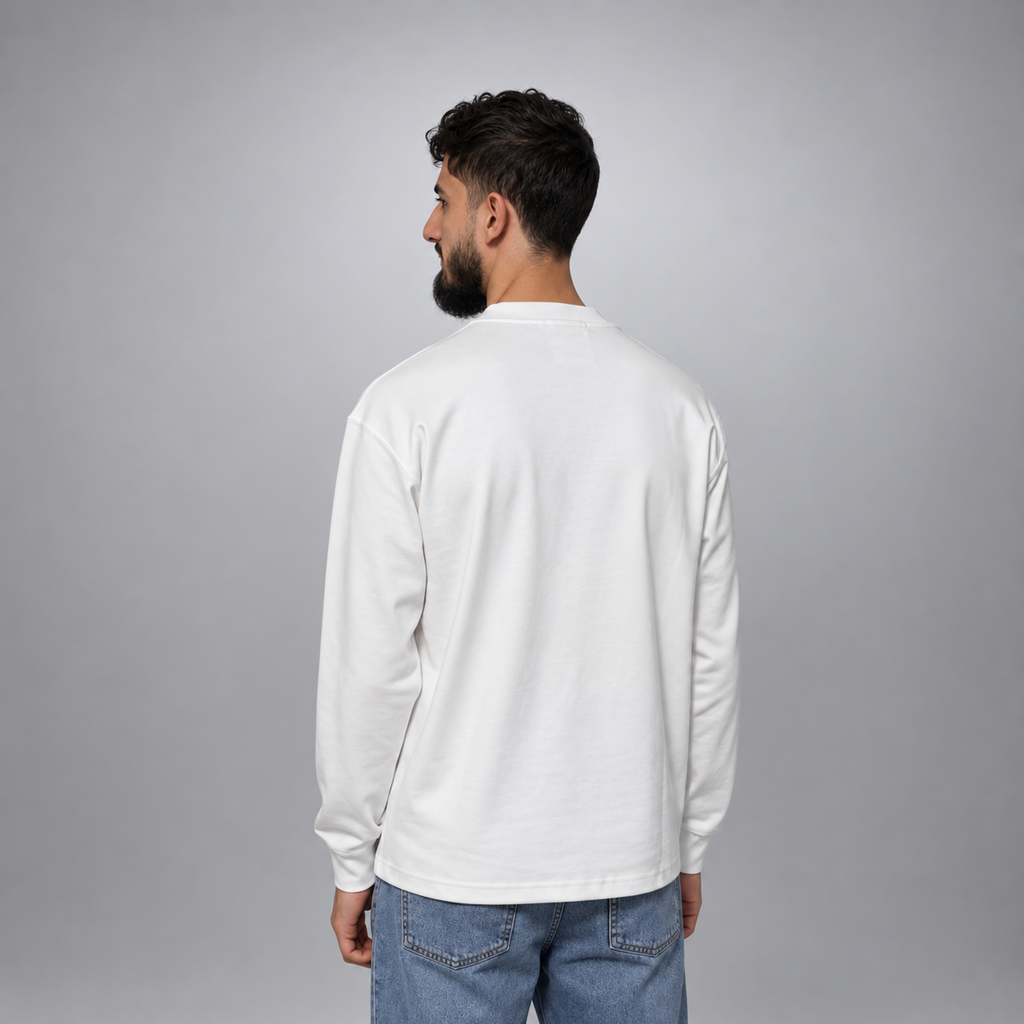 Crewneck Long-Sleeve T-Shirt