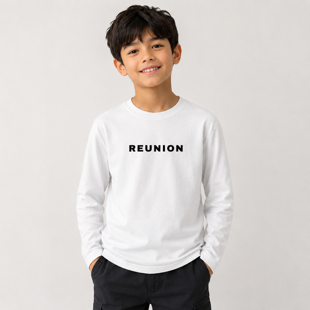 Kid's Drop Shoulder Long Sleeve T-Shirt