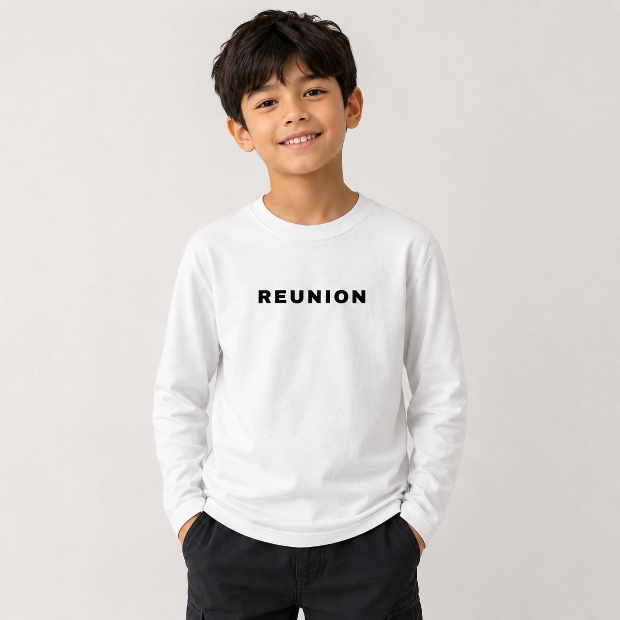 Kid's Drop Shoulder Long Sleeve T-Shirt