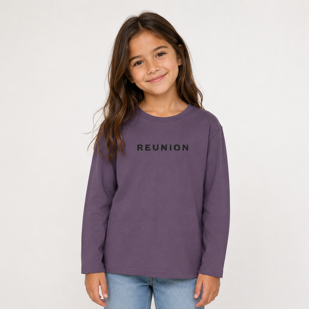 Kid's Drop Shoulder Long Sleeve T-Shirt