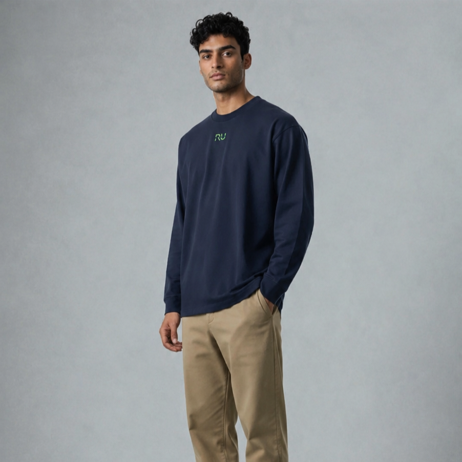 Crewneck Long-Sleeve T-Shirt