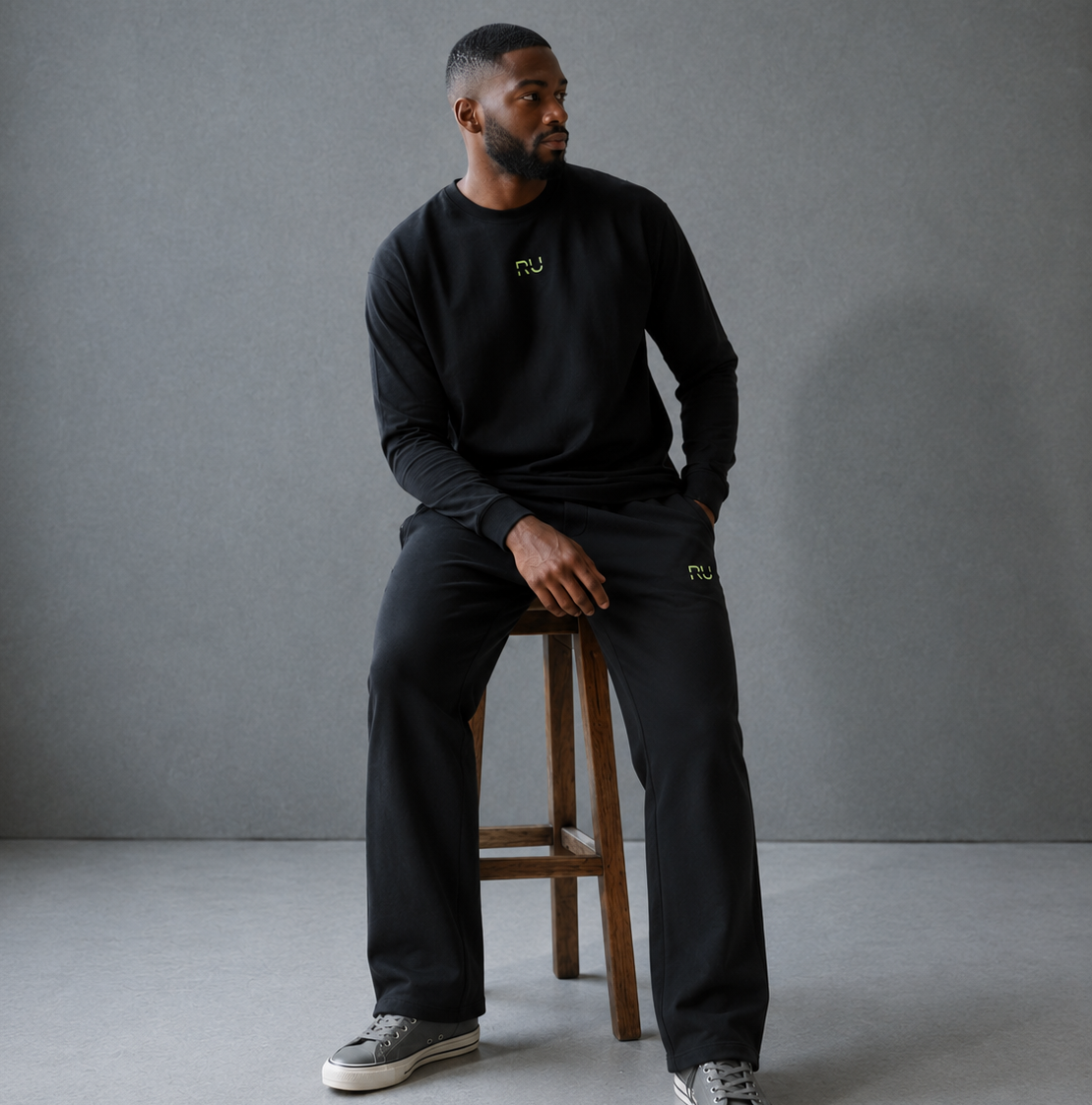 Crewneck Long-Sleeve T-Shirt