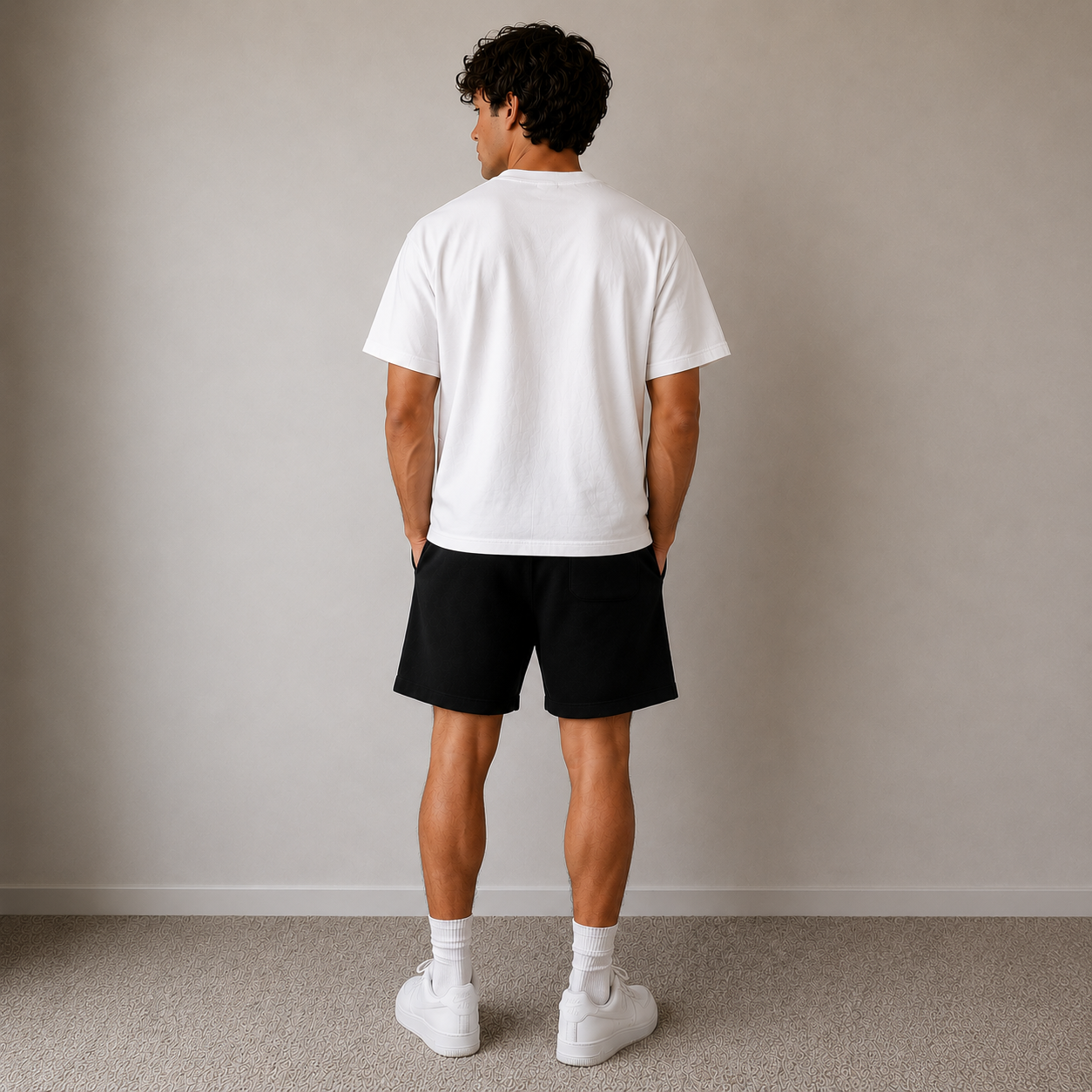 Mineral Wash Boxy Cotton T-Shirt