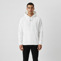 White Hoodie + Black Joggers - Front